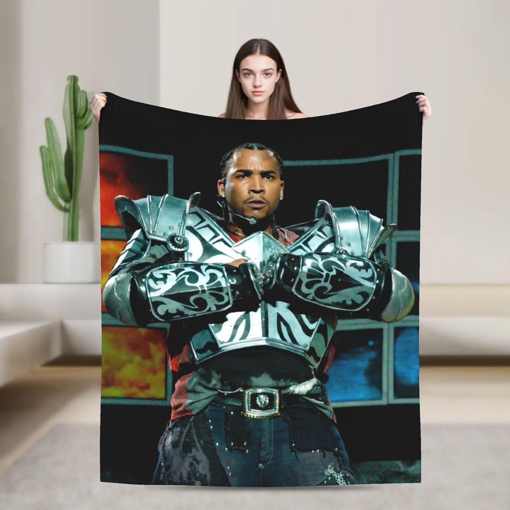 Rapper Don Omar Tour Blanket Soft Warm Pattern Plush Throw Blanket For Bedroom Picnic Flannel Bedspread Bed Cover