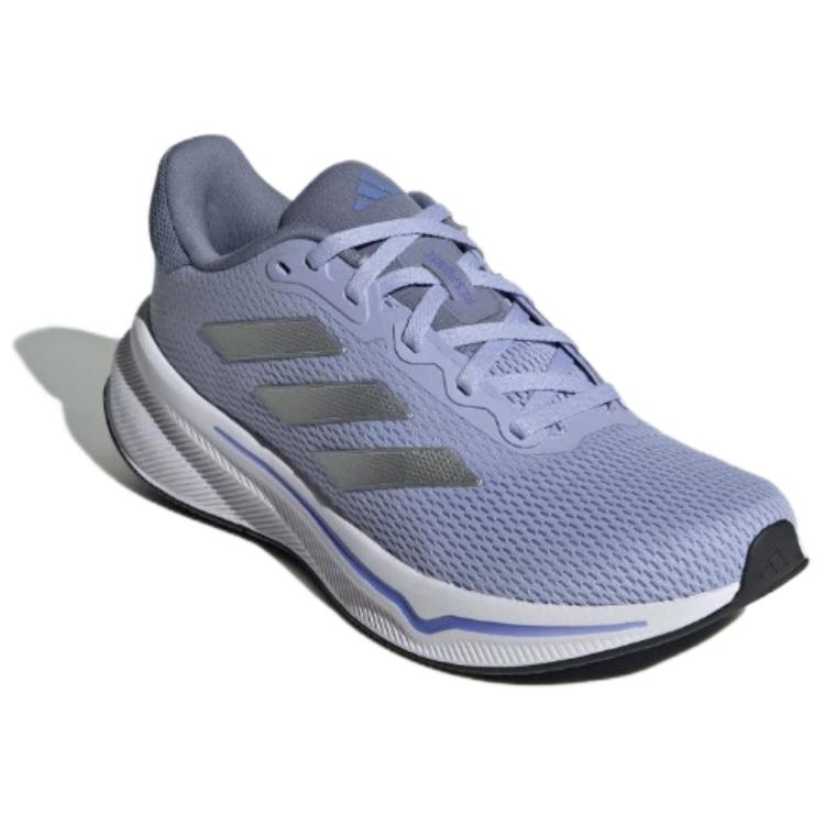 Adidas Response Comfortable Versatile Non-Slip Durable Low-Top Running Shoes Women Running Shoes Purple Silver IH6089