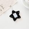 Ins 1 Inch Photo Card Holder Star 1 Inch Photo Card Display Protector  Keyring