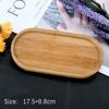 Wooden Soap Dispenser Tray Vanity Countertop Bottles Organizer Holder Round Square Candles Jewelry Storage Tray For Bathroom