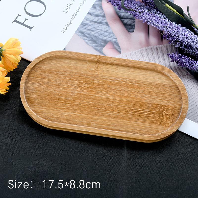 Wooden Soap Dispenser Tray Vanity Countertop Bottles Organizer Holder Round Square Candles Jewelry Storage Tray For Bathroom