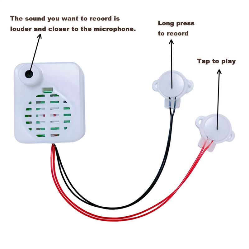 Voice Box For Stuffed Animal Recordable Sound Module Plush Toy Voice Message Recorder Device Recording Device With Clear Voice