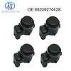 4PCS New PDC 66209274428 For 2014-2015 BMW X3 X4 X5 X6 Ultrasonic Aid Parking Sensor