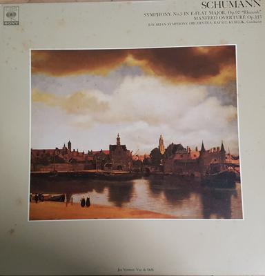 LP SCHUMANN, RAFAEL KUBELIK, BAYERISCHES - Symphonie Nr. 3 in Es-Dur, Op. 97 "R FCCA564 CBS/SONY Japan Klassisch Gebraucht