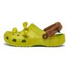 Shrek x Classic Clog Neprokluzující a otěruvzdorné boty Dírkované boty Unisex Zelené