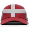 Dinamarca hombre joven gratis personalizado logo estampado foto dnk unisex sombrero bandera nacional reino danés país danmark dk gorra de béisbol