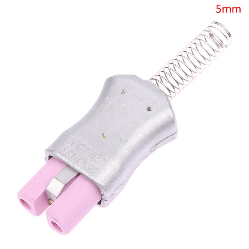 Spina Prese per Cablaggio Industriale IEC C8 in Ceramica da 6 mm Connettore Alta Temperatura Presa di Alimentazione Forno Elettrico 35A