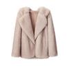 Cappotto in pelliccia sintetica di lusso da donna inverno spesso caldo manica lunga colletto couverture cappotto femminile elegante capispalla da donna