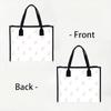 Fashion Butterfly Print Tote Bag Casual Large Capacity Ladies Daily Shoulder Handbag for Outdoor Use