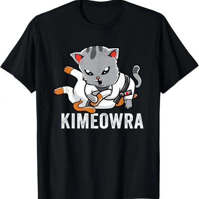 Brazilian Jiu Jitsu Cat KAWAII KIMURA- BJJ and MMA Gifts T-Shirt