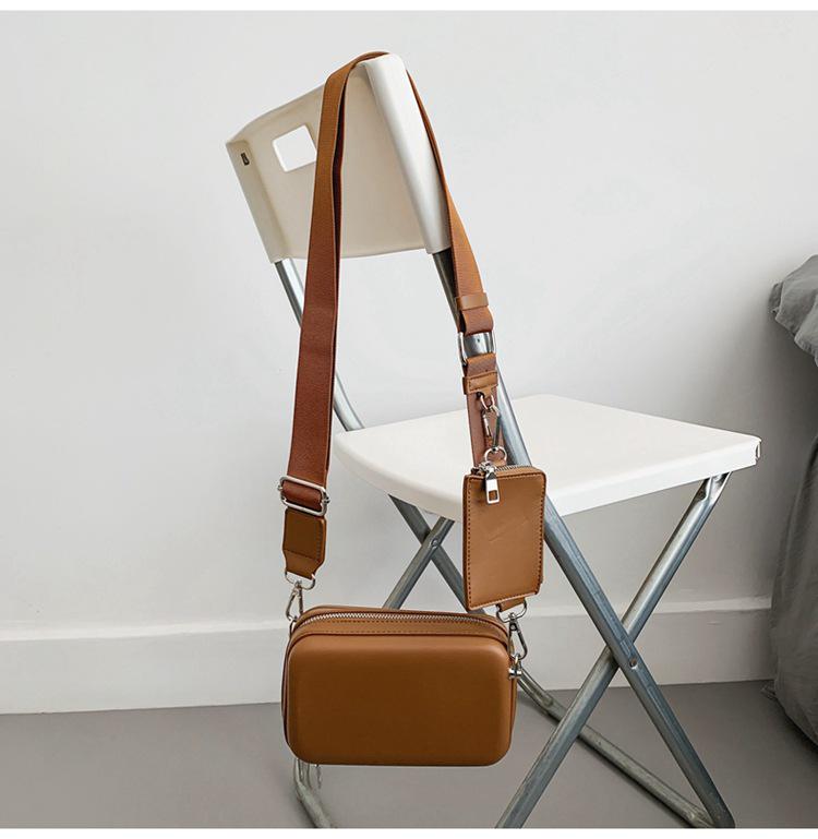 Men's Japanese Style Two-in-One Crossbody and Waist Bag - Functional and Trendy Square Design