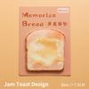 Bread Themed Memo Pad Self-Adhesive Decorative Memo Pad Bread Memo Pad Cute For Daily Reminder Fridge Message Note Marking