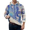 Men's Casual Long-Sleeve Fleece Hoodie With Pockets