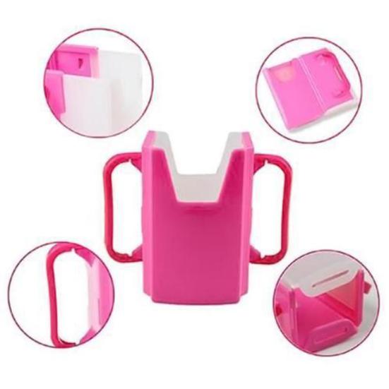 Adjustable Stand Juice Drinking Cup Holder Multiuse Baby Milk Box Bracket Tray