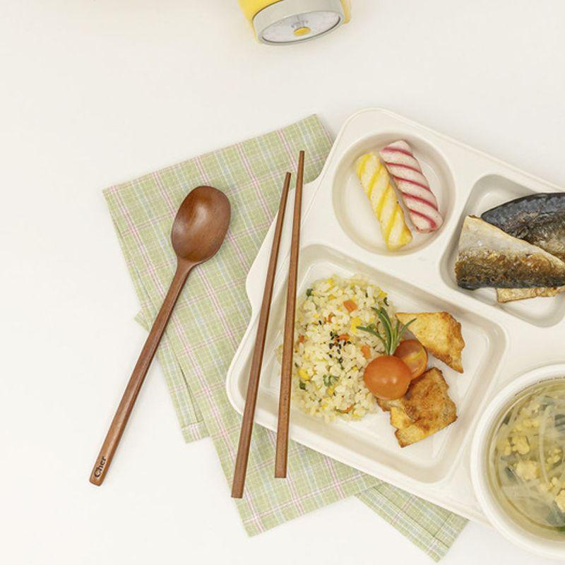 CHER Wood Kids Spoon Set for 4