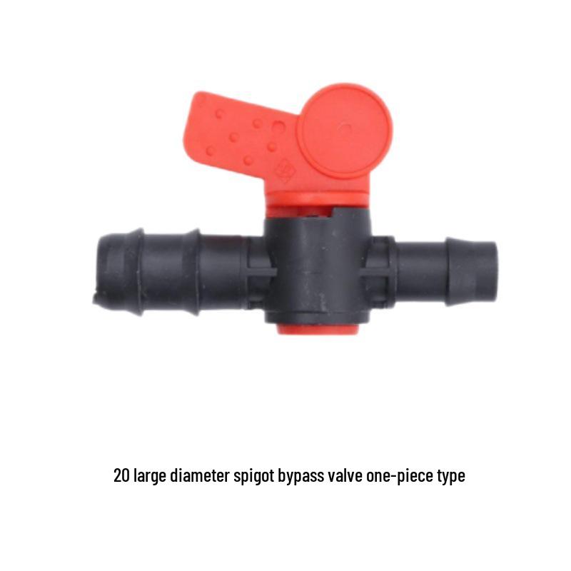PE Pipe Direct Valve for Gardening and Greenhouses - Large and Small Opening Bypass Valve