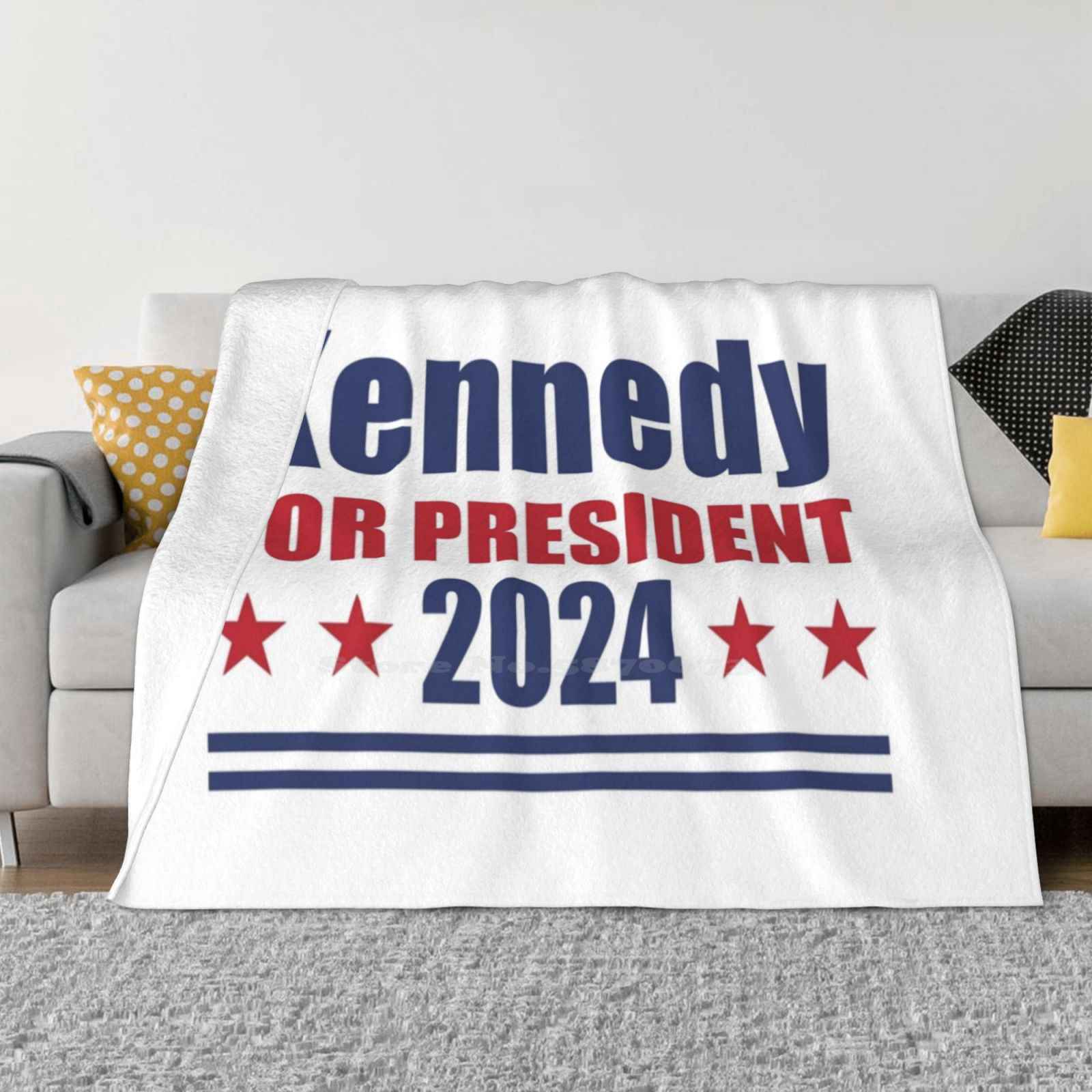Robert F. Kennedy Jr. 2024 Blanket Soft Warm Travel Portable Blanket Robert F Kennedy Jr 2024 Kennendy 2024 Kennedy 24 2024 30x40in