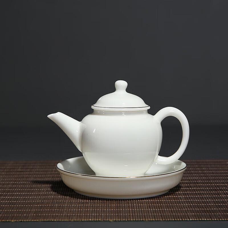 Mutton Fat Jade Porcelain Xishi Teapot