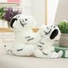 Geburtstagsgeschenk für Kinder Niedliche Cartoon-Simulations-Tigerform Plüschpuppe Spielzeug Stoffkissen Kinder Weiß Braun