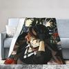 Bungo Stray Dogs Dazai Plush Flannel Throw Blanket Super Warm Couch Chair Bedspread Perfect Gift Idea for Boys and Girls