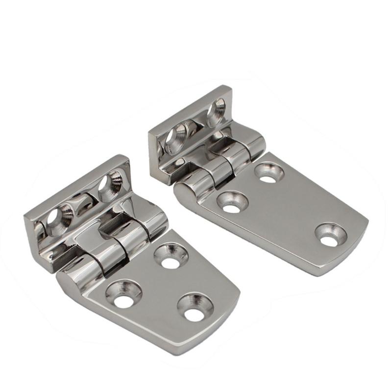 316 Stainless Steel Cabin Door Hinge Polished Finish Door Hinges Saltwater Resistant Door Hinge Replacement for Boats