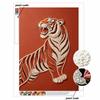 DIY Pearl Embroidery Diamond Painting Kit Fierce Tiger Sparkling Beads Art Craft Handmade Decoration Gift for Home