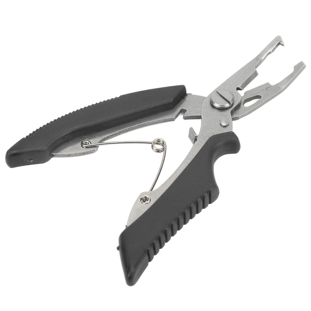 Stainless Steel Fishing Pliers Curved Mouth Lure Wire Cutter Multifunction Lure Pliers for Outdoor Fishing