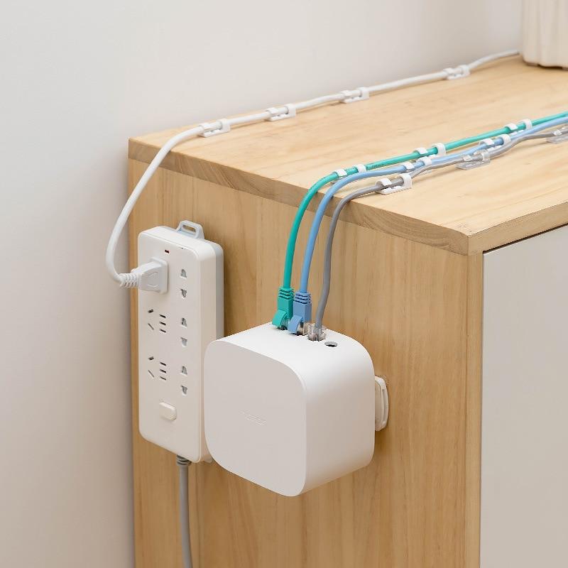Wall Mounted Plug-in Board Router Holder Patch Panel Holders Power Strip Holder Surge Protector Fixator Punch Free Holder Rack