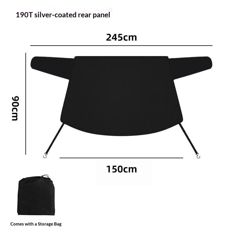 Car Windshield Snow Cover With Thick Waterproof Fabric Side Mirror Covers For Winter Frost Ice Protection