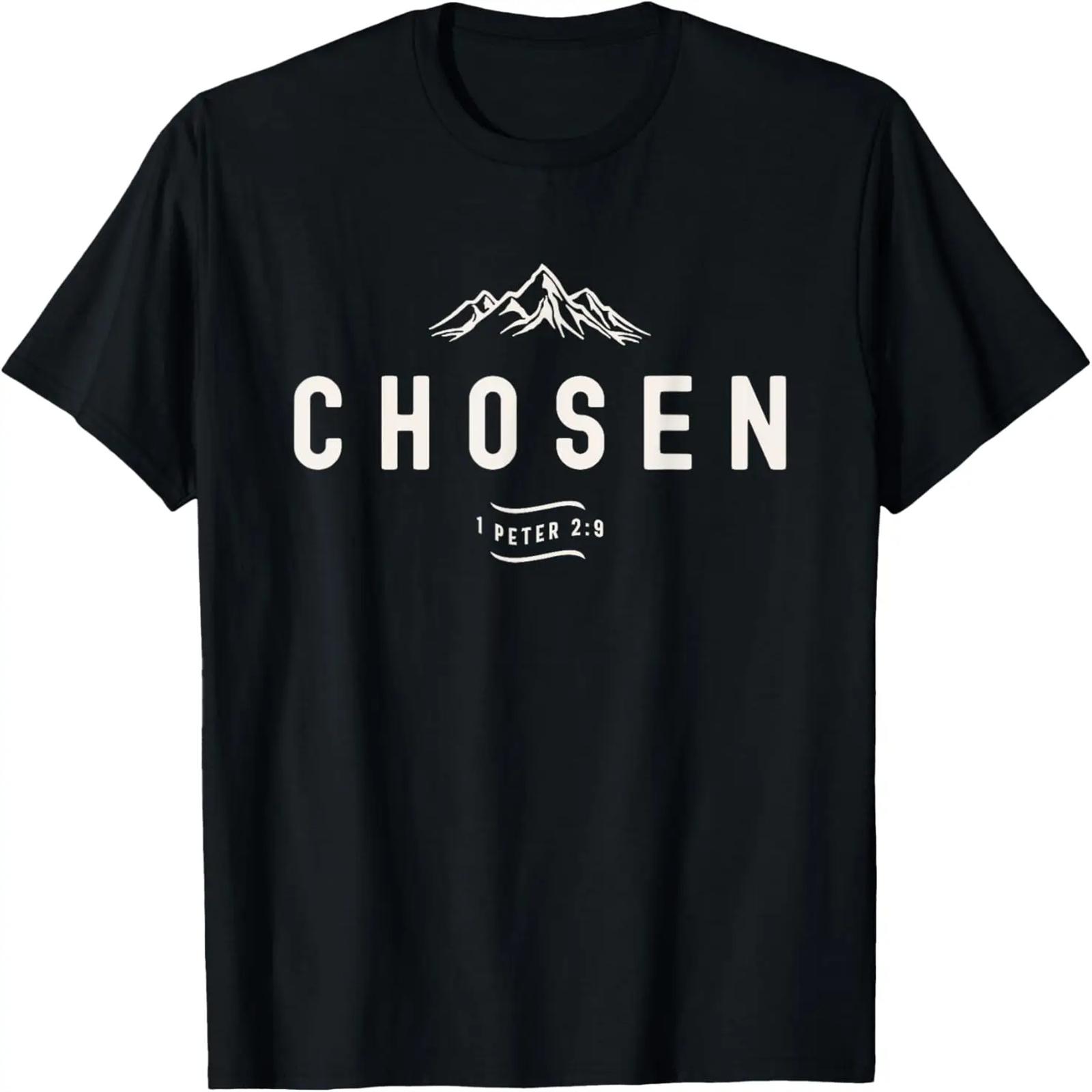 Chosen 1 Peter 2_9 Christian Quote T-Shirt XXXXXL разноцветный