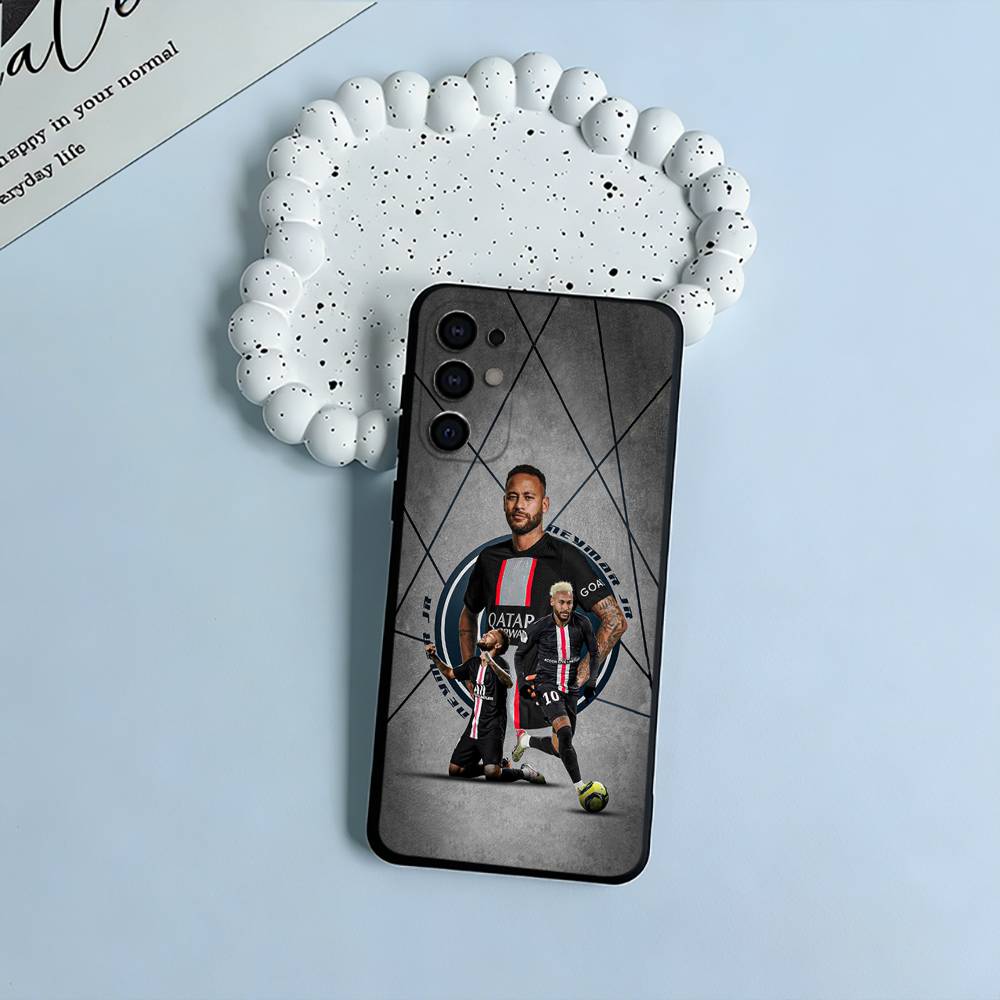N-No 10-Neymar Soft Silicone Case for Samsung S25, S24, S21, S22, S23, S30, Ultra, S20, Plus, FE, Lite-Black