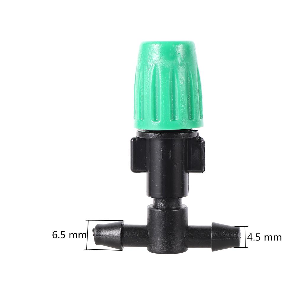 5 Stück Sprühdüse Tropfer Bewässerungssprühgerät Zerstäubungssprinkler Gartenbewässerungssystem Mit Schlauch T-Stück Dorn Gewindeanschluss