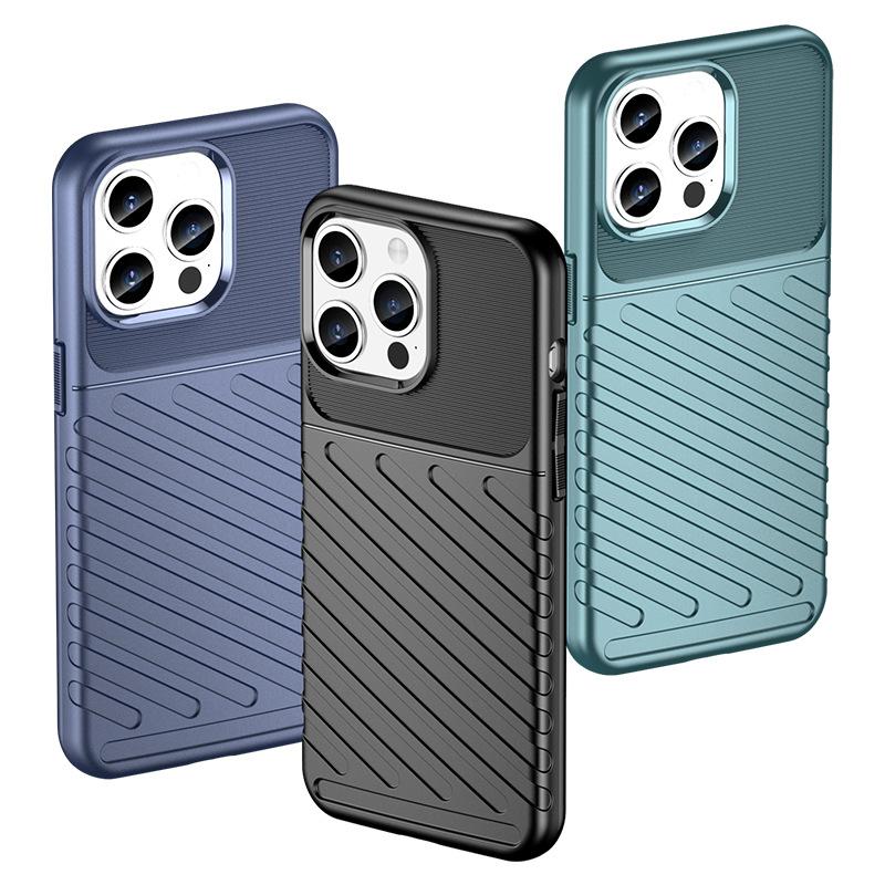 Applicable To Thunder iPhone11Pro Mobile Phone Case Apple 11Pro Max Mobile Phone Case Anti-drop All-inclusive Thickened Soft Silicon