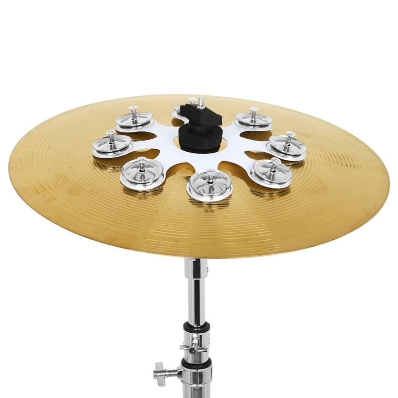 Činelové zvonky Kovový buben Tamburína Hudební nástroj Bubnové příslušenství Činelové zvonky pro buben