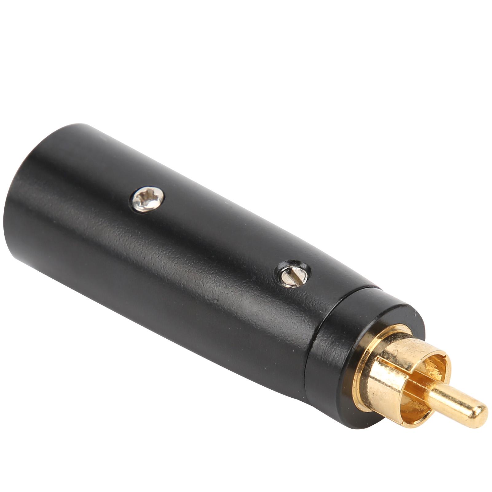 

Audio Adapter RCA Connector Male Guitar Microphone Cable Zinc Alloy Converter LZ1172G