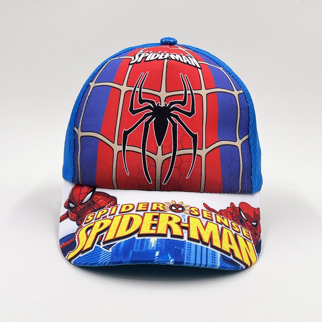 Spiderman Cartoon Baseball Cap For Boys Summer Sun Protection And Breathability