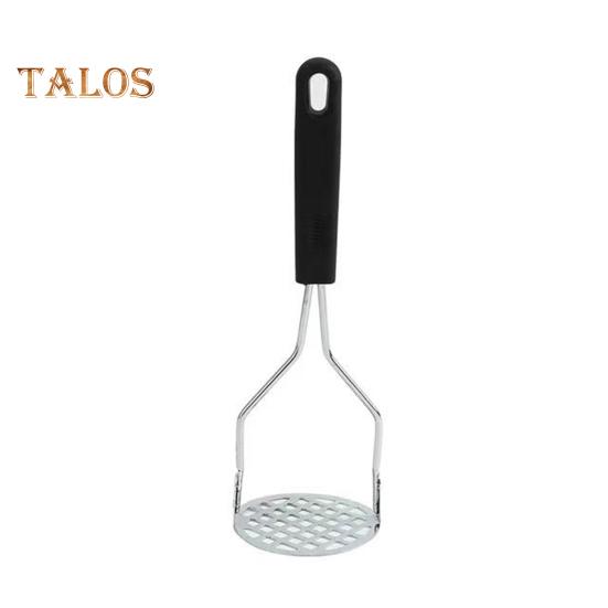 1/2Pcs Potato Masher Set Stainless Steel Potato Press Professional Integrated Honeycomb Design Food-Grade Kitchen Utensil for Vegetable Fruit Melon