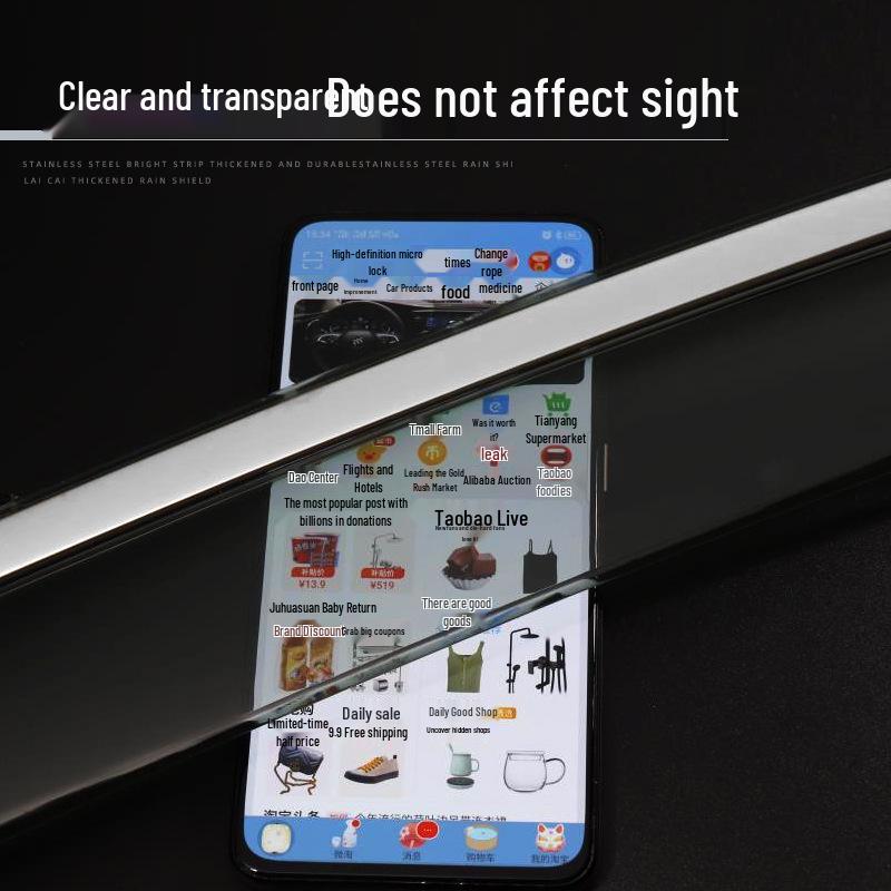 Honda Tenth Gen Accord, Civic, Lingpai, and Fengfan Car Window Rain Visor - Sun and Rain Guard for CR-V, XRV