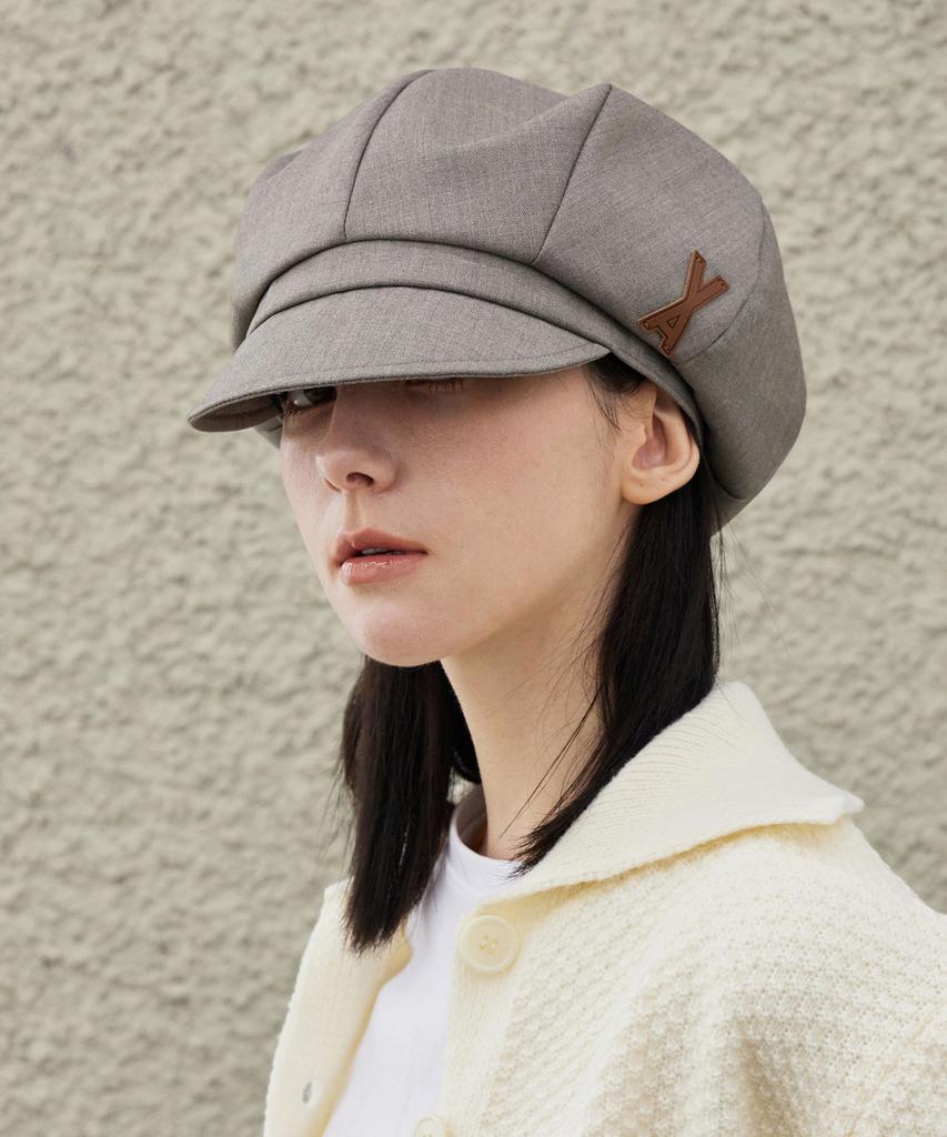 Bajal Va Patch High Crown Dart Cap Oyster Grey