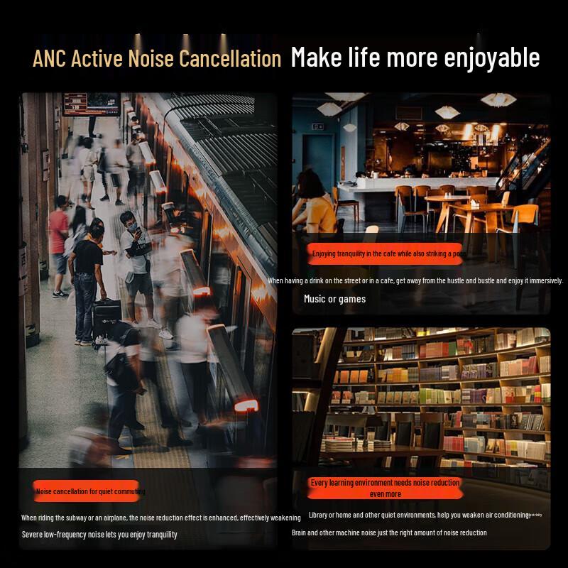 OKSJ XY70 ANC True Wireless Bluetooth Earbuds