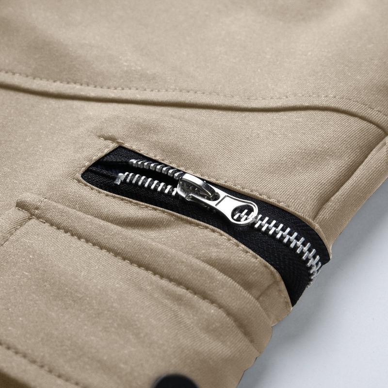 Men's Summer Workwear Shorts Made of Pure Cotton Loose Fit Plus Size Five Quarter Pants Mid Length Pants Men's Multi Pocket Casual Pants Shorts Men’s