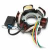 4 pcs/Set Racing Ignition Coil CDI Spark Plug Moped Magneto Stator For 49 50CC GY6 Scooter Engine Based Scooters Go Karts Mopeds