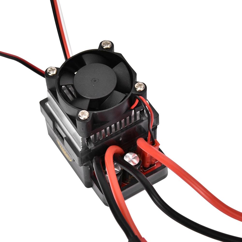 High Voltage 320A Waterproof Brushed ESC Electric Speed Controller with Fan for RC Model