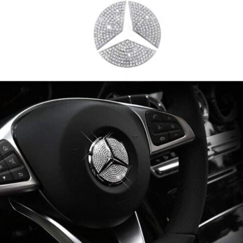 

Рулевое колесо Bling Crystal Emblem Внутренняя наклейка с наклейкой