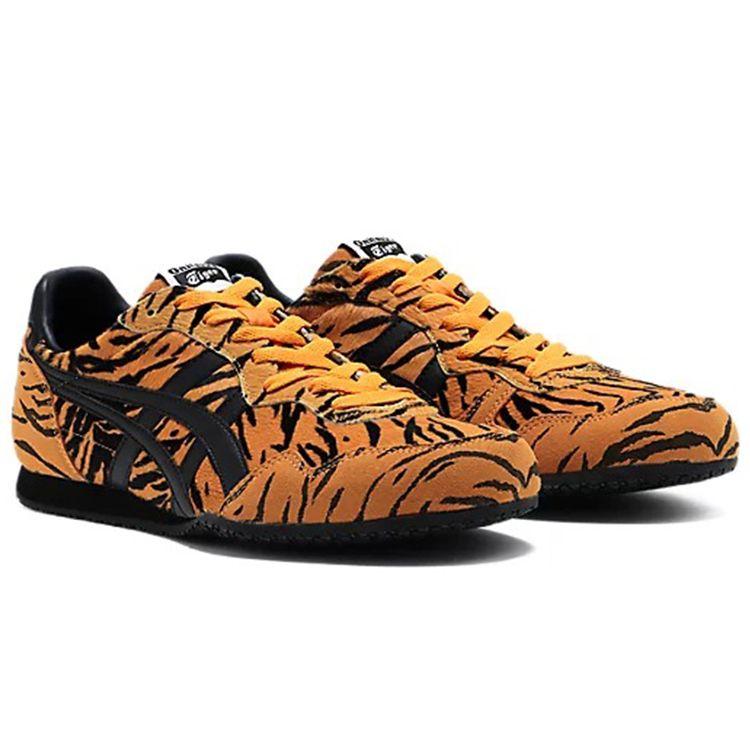 ONITSUKA TIGER Serrano Cool Fashion Durable Low-Top Running Shoes Unisex Sneaker Yellow Black 1183C008-800