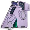 Shockproof Magnetic Phone Case for Motorola moto G 5G G Stylus Power play 5G 2025 Slide Camera Lens Ring Stand Protect Cover