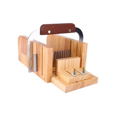 DIY Ručně vyráběná sada nástrojů na mýdlo Dřevěná forma na bochník mýdla Kráječ Nůž Potřeby pro výrobu mýdla