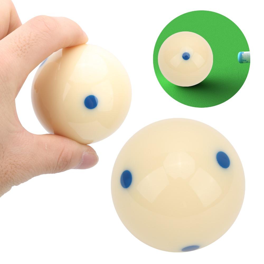White Pool Training Ball 57.2MM Regulation Cue Ball Billiard Training Ball  Game Replacement