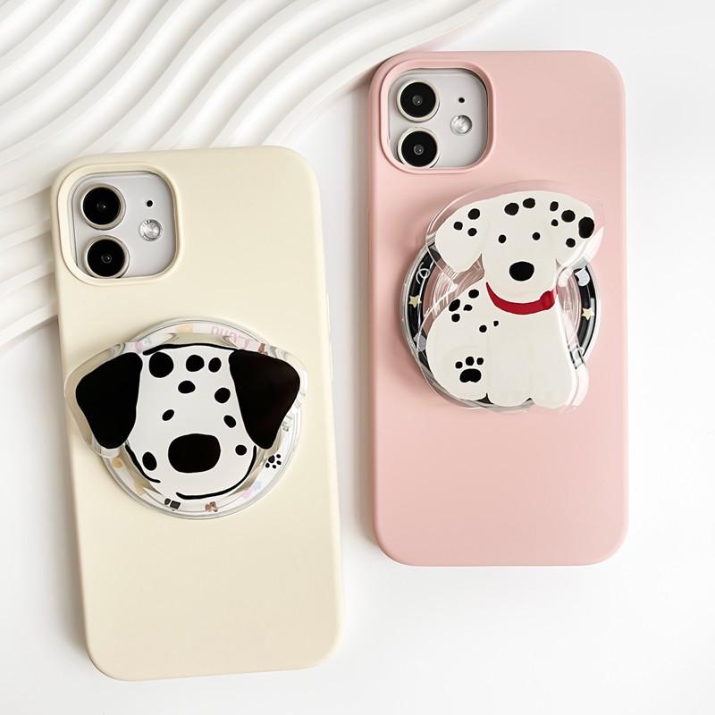 Adorable Cartoon Dog MagSafe Magnetic Silicone Phone Holder - Lazy Folding Telescopic Design