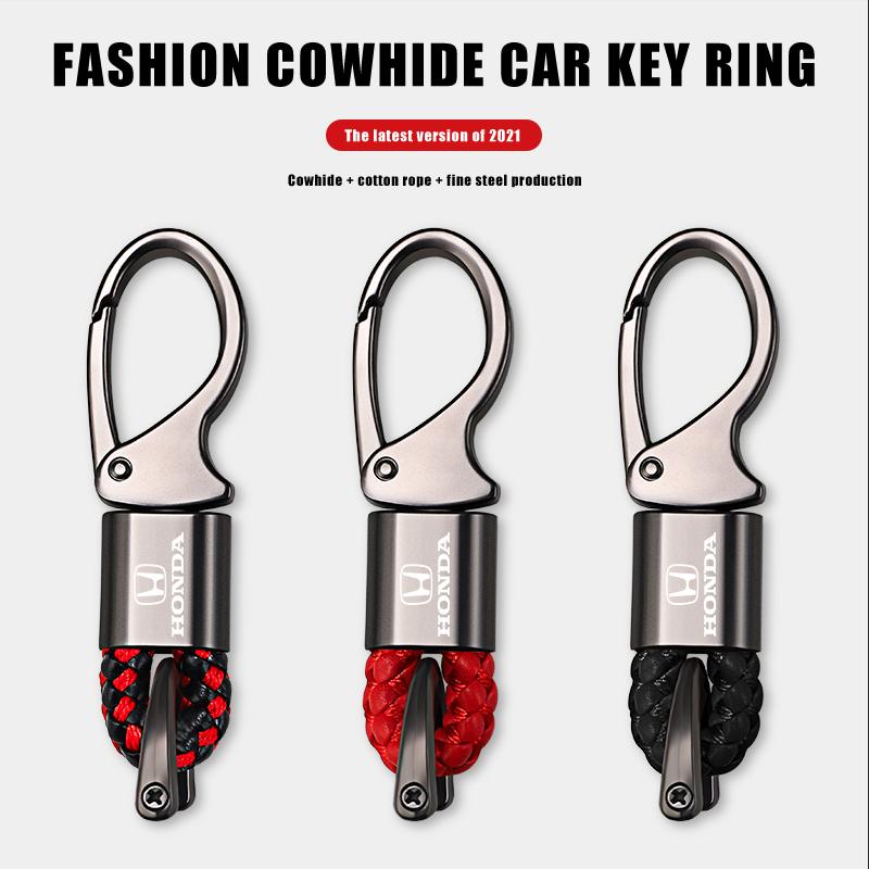 Zinc Alloy Keychain Key Ring Car Styling Accessories For Honda Civic FIT Accord Prelude CRV 5th City CRZ CRX Jazz HRV Pilot LK6